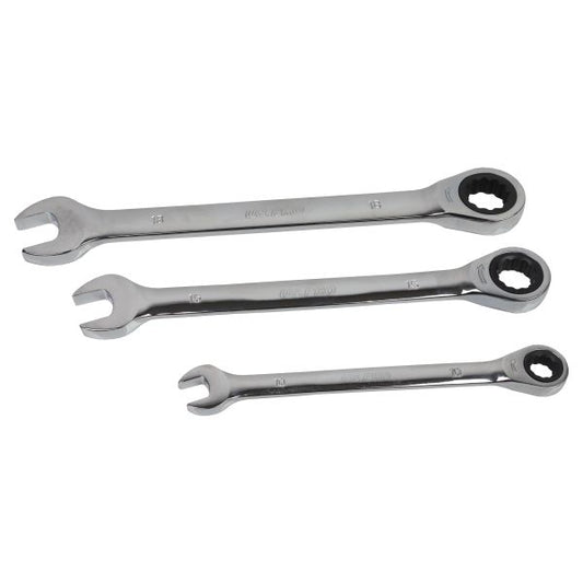 12PC METRIC GEAR RATCHET COMBINATION WRENCH SET US PRO