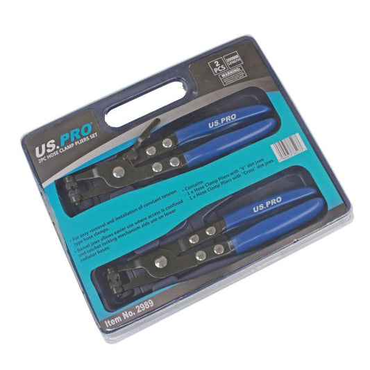 2PC HOSE CLAMP PLIERS SET US PRO
