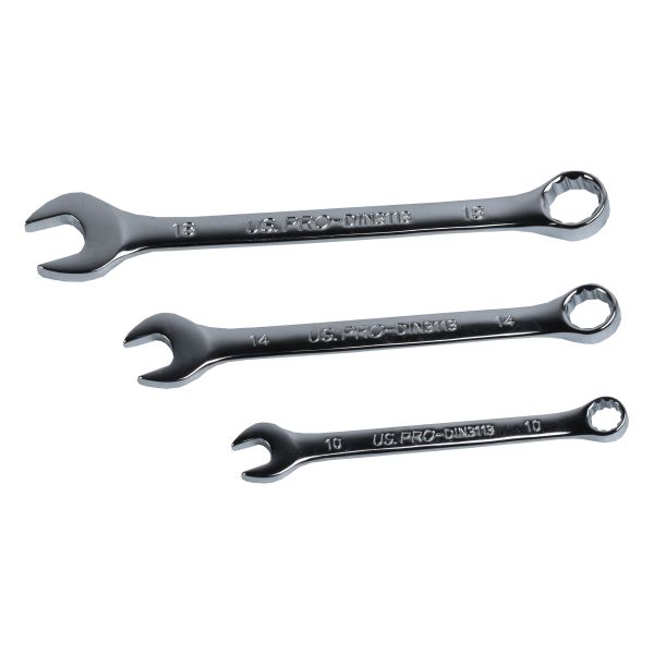 12PC METRIC COMBINATION WRENCH SET 8-19MM US PRO