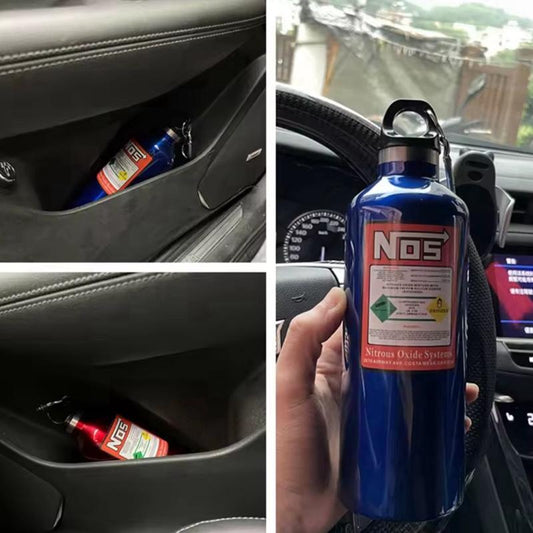 Blue NOS Nitrogen Cylinder Vacuum Stainless Steel Kettle 500ml High-capacity Travel Sports Bottle Water Container