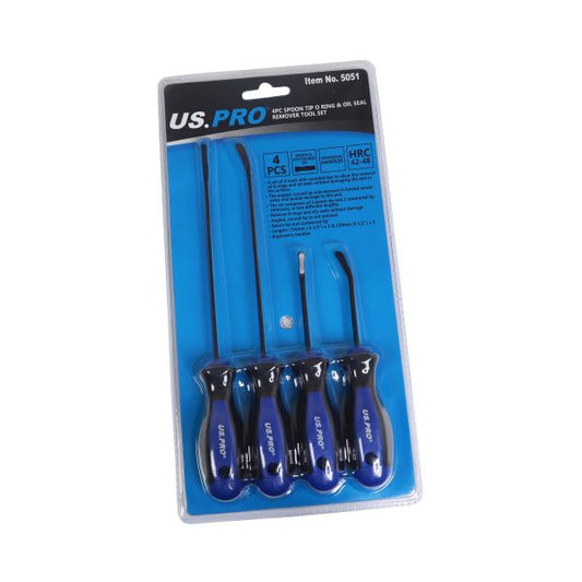 4PC SPOON TIP O RING & OIL SEAL REMOVER TOOL SET US PRO