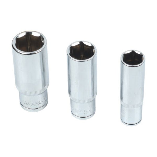 10PC 3/8" DR 6PT DEEP SOCKETS 10-19MM IN EVA TRAY US PRO
