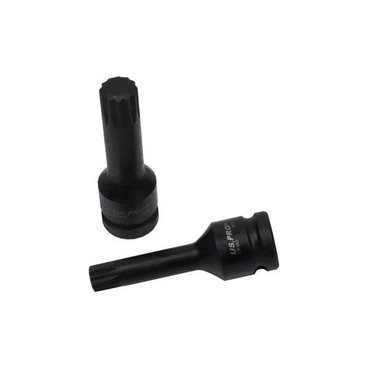 4PC 1/2" DR IMPACT SPLINE BIT SOCKETS FOR VAG US PRO