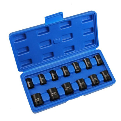 13PC 3/8" DR. SHALLOW IMPACT SOCKETS METRIC US PRO