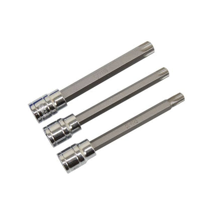 8PC 3/8" DR 110MM(L) TAMPER STAR BIT SOCKETS US PRO