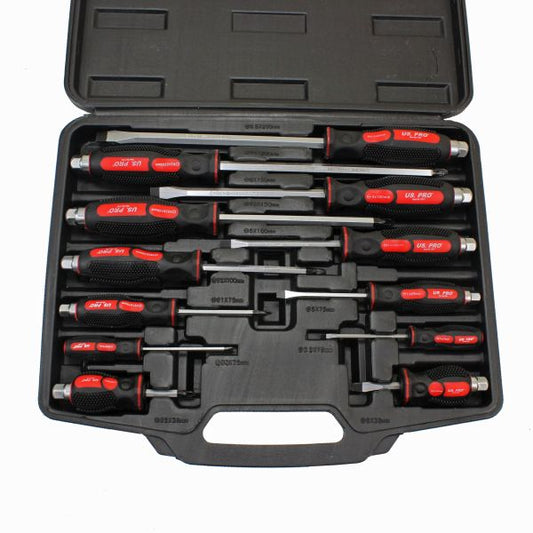 12PC GO THROUGH SCREWDRIVER SET US PRO