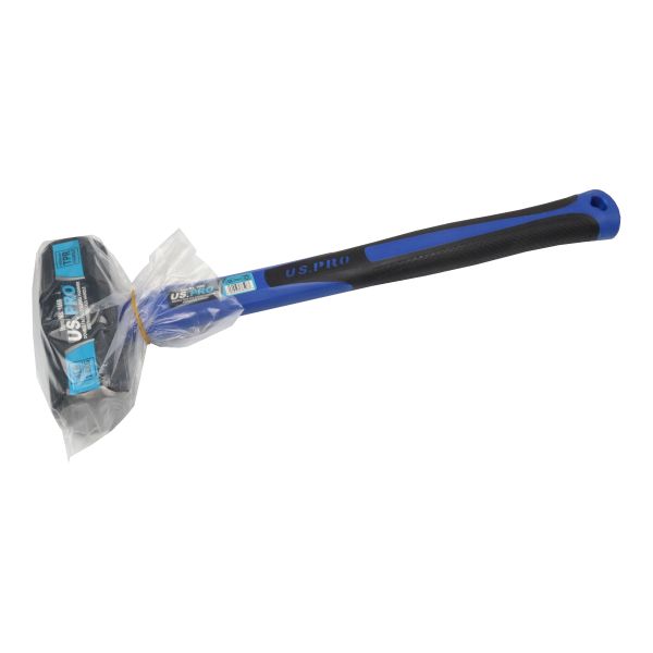 DOUBLE FACE 4LB SLEDGE HAMMER FIBREGLASS HANDLE US PRO