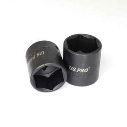 14PC 1/2" DR SHALLOW IMPACT SOCKETS METRIC US PRO