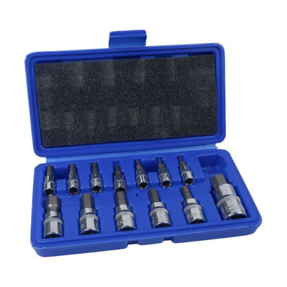 13PC METRIC HEX BIT SOCKET SET US PRO
