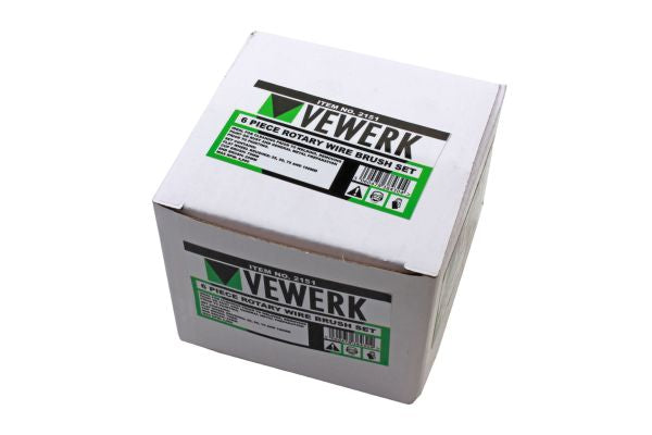 6PC ROTARY WIRE BRUSH SET VEWERK