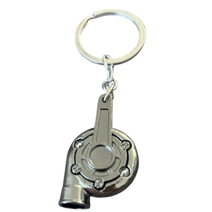 Turbo Keyring Keychain Gift for Dad - Unique Design Turbocharger Shape Keychain for Dad's Collection