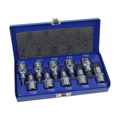 10PC 1/2” DR STAR BIT SOCKET SET US PRO