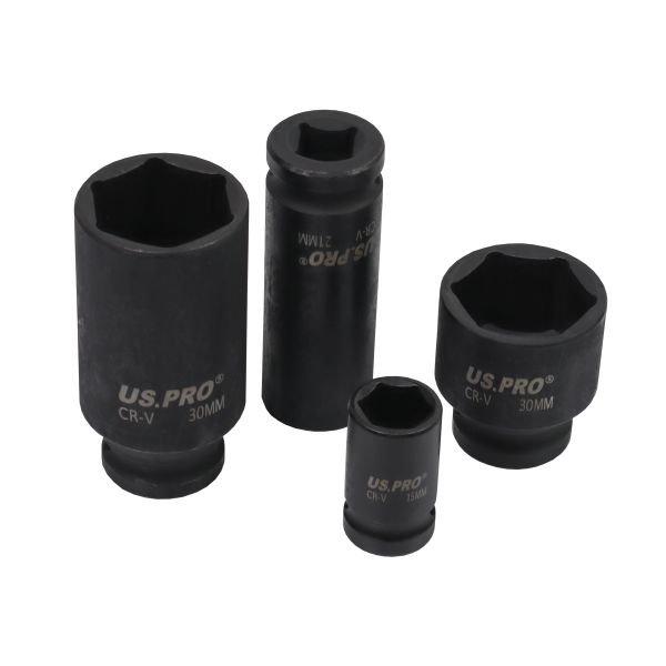 35PC 1/2" DR 6PT IMPACT SOCKET SET US PRO