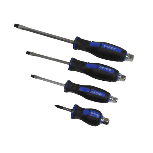 10PC SCREWDRIVER SET PHILIPS AND SLOTTED US PRO