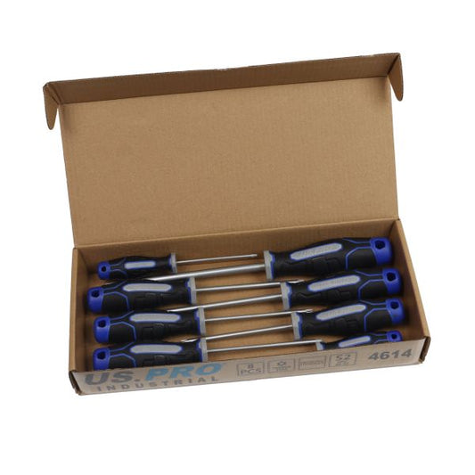 8PC TAMPER STAR SCREWDRIVER SET T8 - T40 US PRO