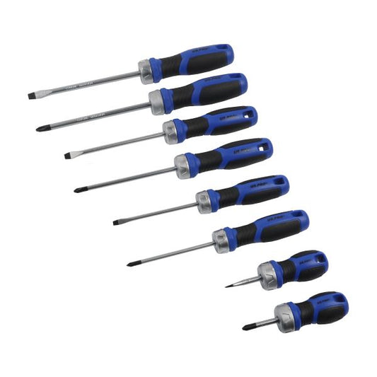 8PC RATCHET SCREWDRIVER SET PH & SL US PRO