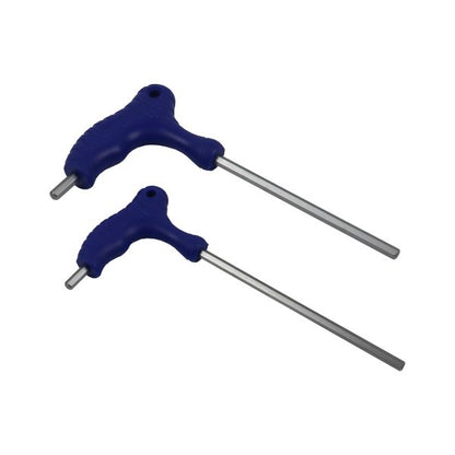 10PC T HANDLE HEX SET IN STORAGE RACK - 2MM TO 10MM US PRO