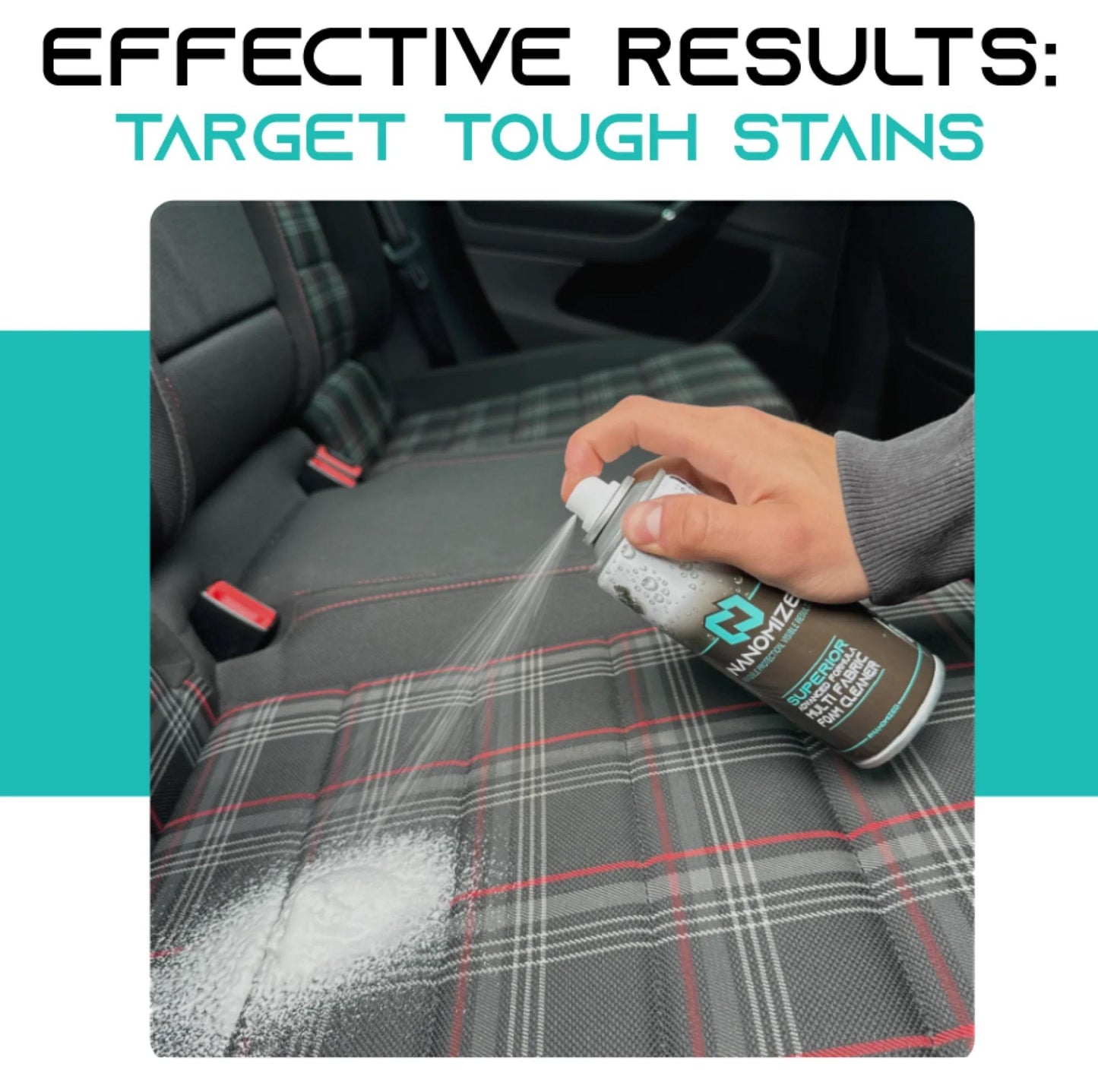 Nanomize Interior Multi Fabric Foam Cleaner 200ml