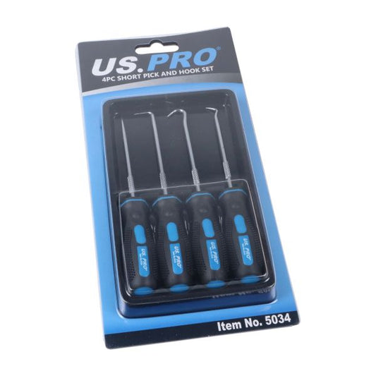4PC SHORT PICK AND HOOK SET (135MM) US PRO