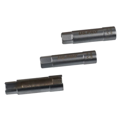 3PC GLOW PLUG SOCKETS FOR CABLE RESTRICTED ACCESS US PRO