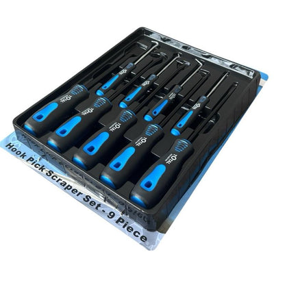 Hook Pick Scraper Set - 9 Piece Total Tools