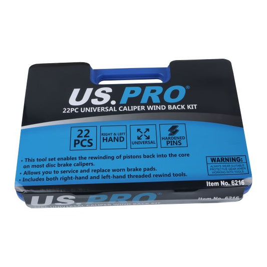 22PC UNIVERSAL CALIPER WIND BACK KIT US PRO