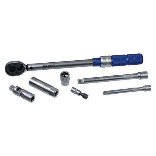 27PC 3/8" DR TORQUE WRENCH 5-50NM & SOCKET SET US PRO