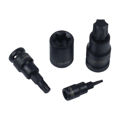 25PC IMPACT E STAR SOCKETS & STAR BIT SOCKETS US PRO