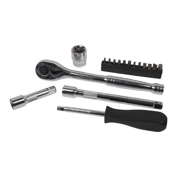52PC 1/4" & 3/8" DR 6PT SOCKET SET IN EVA US PRO