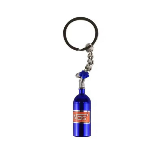 Nos Bottle Keychain Car Keyring Nitrous Oxide
