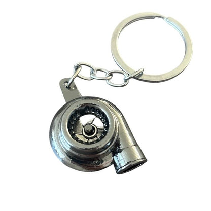 Turbo Keyring Keychain Gift for Dad - Unique Design Turbocharger Shape Keychain for Dad's Collection