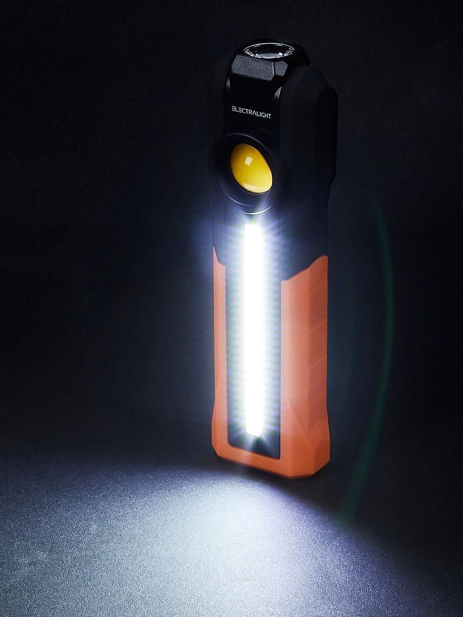 MAGNETIC ELECTRALIGHT 350 LUMEN COB RECHARGEABLE WORK LIGHT TORCH LIFETIME GUARANTEE BLUE SPOT